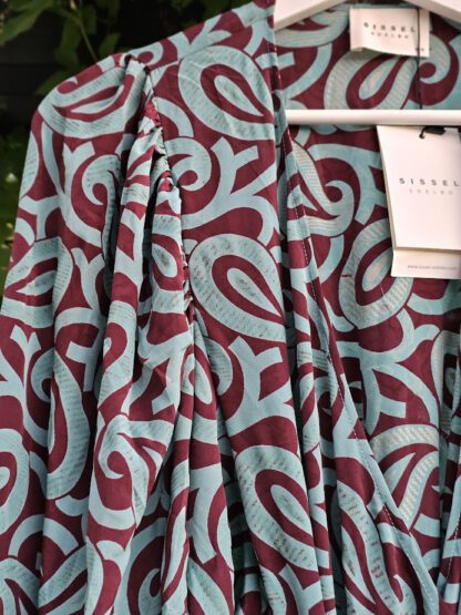 Zelda Wrap Dress, omslagskjole i silke fra Sissel Edelbo | 7 - Bilde 2