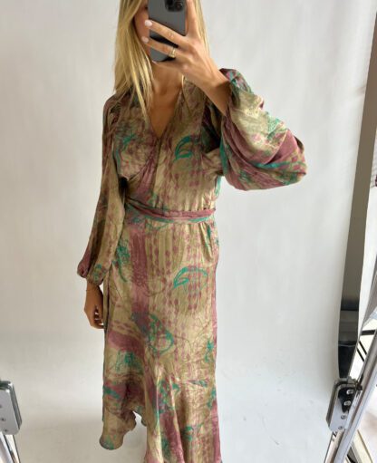 Zelda Wrap Dress, omslagskjole i silke fra Sissel Edelbo | 6 - Bilde 2