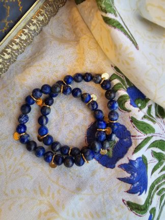 Armbånd med Lapis Lazuli