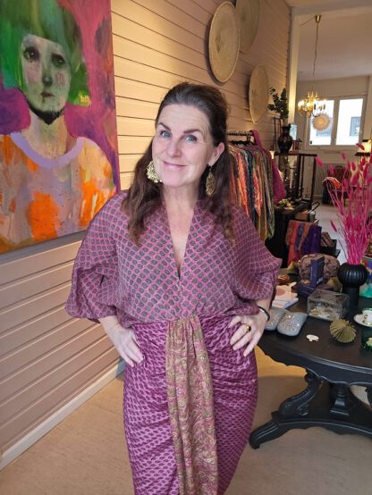 Juno Dress, kjole i silke fra Sissel Edelbo | 18 - Bilde 3