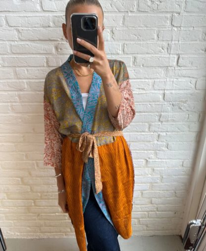 Magnolia Long Kimono i silke fra Sissel Edelbo | 22