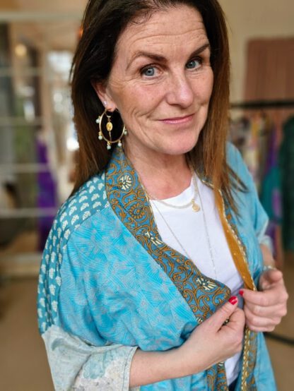 Lotus Short Kimono i silke fra Sissel Edelbo | 46