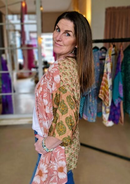 Lotus Short Kimono i silke fra Sissel Edelbo | 54