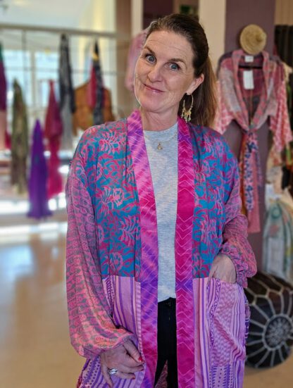 Pocket Kimono i silke fra Sissel Edelbo | 36 - Bilde 4