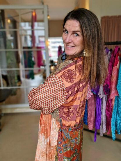 Magnolia Long Kimono i silke fra Sissel Edelbo | 31 - Bilde 2
