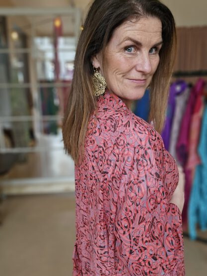 Magnolia Long Kimono i silke fra Sissel Edelbo | 32 - Bilde 3