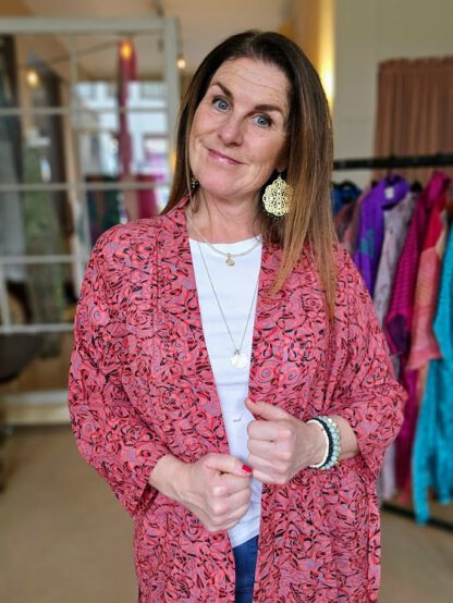 Magnolia Long Kimono i silke fra Sissel Edelbo | 32