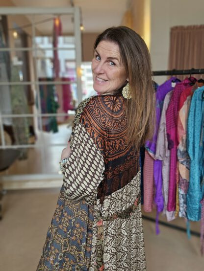Magnolia Long Kimono i silke fra Sissel Edelbo | 36