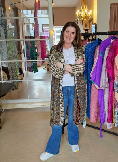 Magnolia Long Kimono i silke fra Sissel Edelbo | 36 - Bilde 3