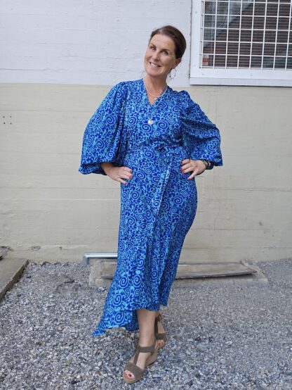 Zelda Wrap Dress, omslagskjole i silke fra Sissel Edelbo | 10