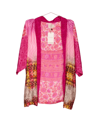 Lotus Short Kimono i silke fra Sissel Edelbo | 74 - Bilde 4