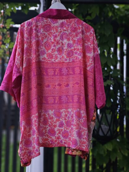Lotus Short Kimono i silke fra Sissel Edelbo | 74 - Bilde 3