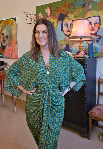 Juno Long Dress, kjole i silke fra Sissel Edelbo | 4 - Bilde 3