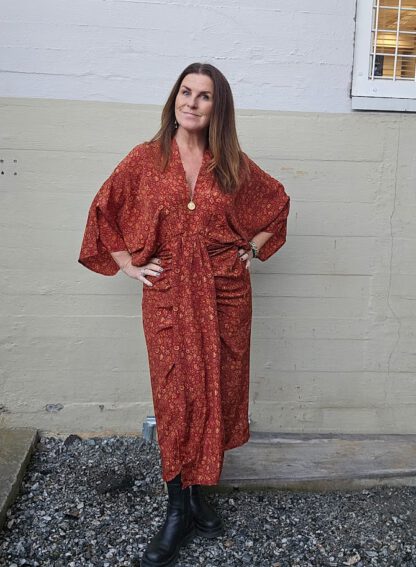 Juno Dress, kjole i silke fra Sissel Edelbo | 48 - Bilde 2