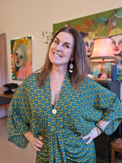 Juno Long Dress, kjole i silke fra Sissel Edelbo | 4 - Bilde 2