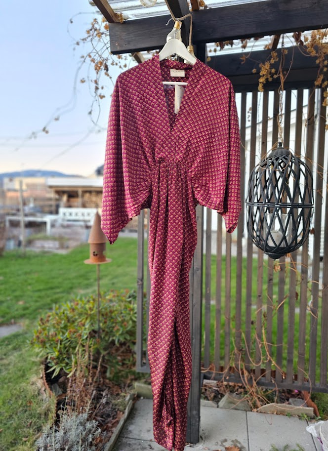 Juno Long Dress, kjole i silke fra Sissel Edelbo | 5 - Bilde 3