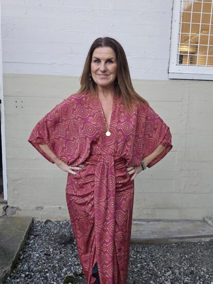 Juno Long Dress, kjole i silke fra Sissel Edelbo | 3 - Bilde 3