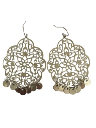 Rhodium Marrakech Filigree Earrings petite, øredobber i sølv