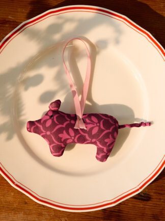 Pig Silk Ornament