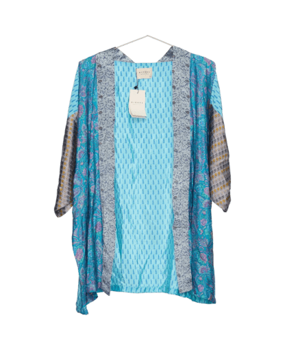 Lotus Short Kimono i silke fra Sissel Edelbo | 81 - Bilde 3