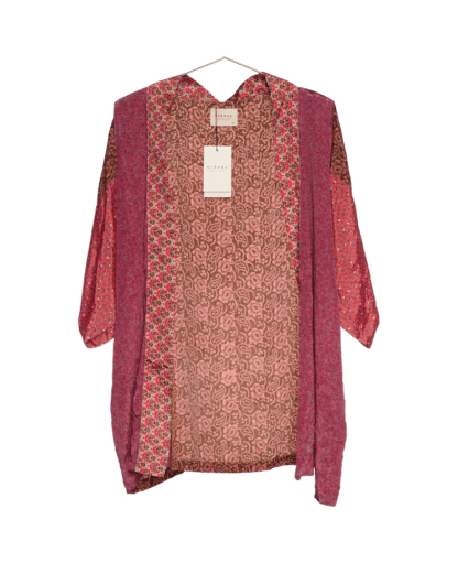 Lotus Short Kimono i silke fra Sissel Edelbo | 83 - Bilde 4