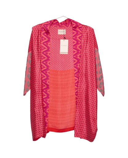 Lotus Short Kimono i silke fra Sissel Edelbo | 84 - Bilde 4