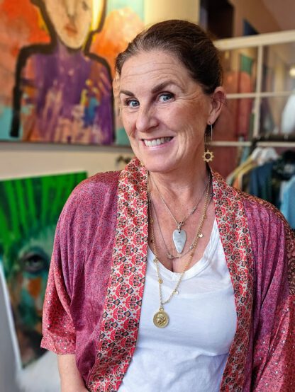 Lotus Short Kimono i silke fra Sissel Edelbo | 83