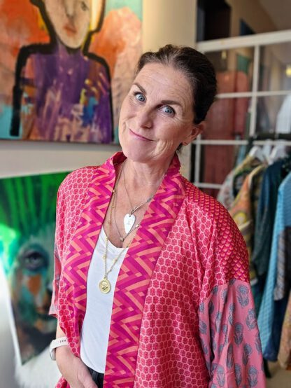 Lotus Short Kimono i silke fra Sissel Edelbo | 84