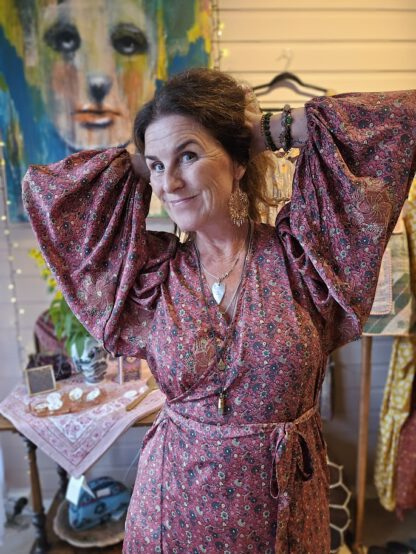 Zelda Wrap Dress, omslagskjole i silke fra Sissel Edelbo | 16