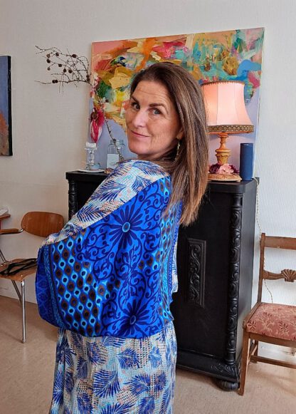 Juno Long Dress, kjole i silke fra Sissel Edelbo | 10 - Bilde 2