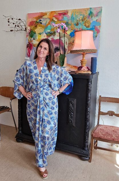 Juno Long Dress, kjole i silke fra Sissel Edelbo | 10 - Bilde 4