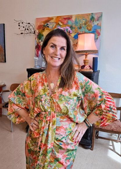 Juno Long Dress, kjole i silke fra Sissel Edelbo | 11