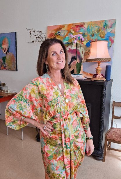 Juno Long Dress, kjole i silke fra Sissel Edelbo | 11 - Bilde 5