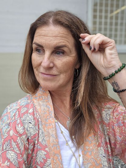 Lotus Short Kimono i silke fra Sissel Edelbo | 92 - Bilde 2