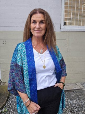 Lotus Short Kimono i silke fra Sissel Edelbo | 95