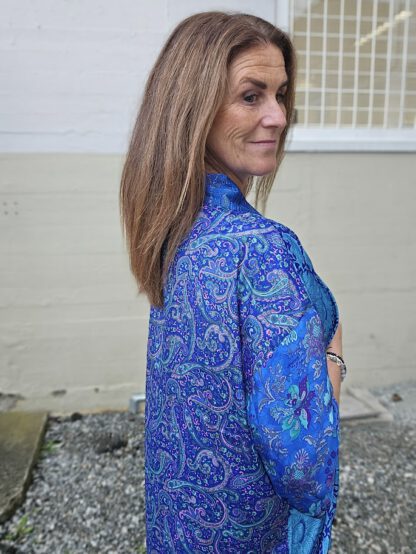 Lotus Short Kimono i silke fra Sissel Edelbo | 96 - Bilde 3