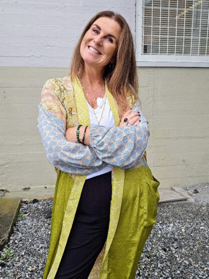 Pocket Kimono i silke fra Sissel Edelbo | 65 - Bilde 4