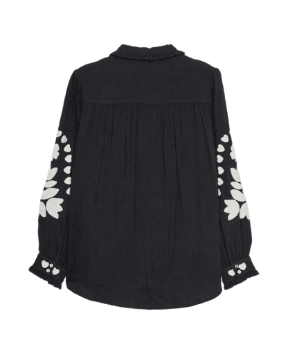 Rae Shirt Black, bluse fra Sissel Edelbo i 100% organisk bomull - Bilde 3