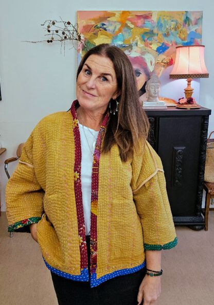 Tyler Kantha Jacket fra Sissel Edelbo, sydd av vintage kantha tepper | 15 - Bilde 4