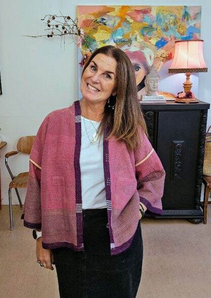 Tyler Kantha Jacket fra Sissel Edelbo, sydd av vintage kantha tepper | 16 - Bilde 3