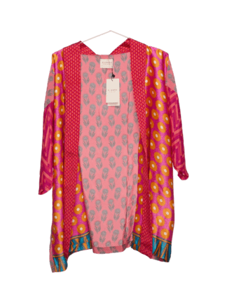 Lotus Short Kimono i silke fra Sissel Edelbo | 99