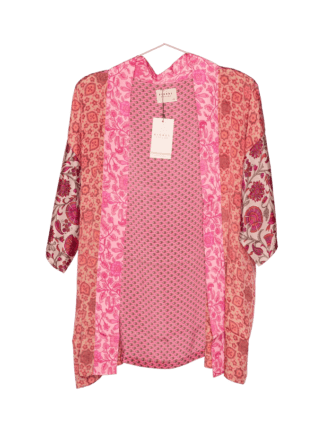 Lotus Short Kimono i silke fra Sissel Edelbo | 104