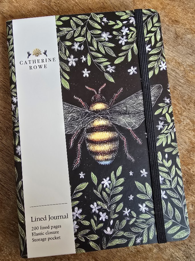 "Bee - Catherine Rowe" Lined journal