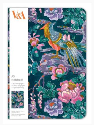 "Green Chinoiserie" A5 Luxury Notebook