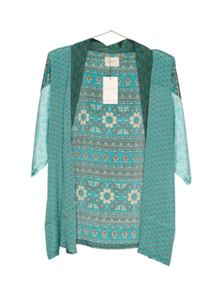 Lotus Short Kimono i silke fra Sissel Edelbo | 108