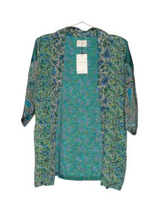 Lotus Short Kimono i silke fra Sissel Edelbo | 109
