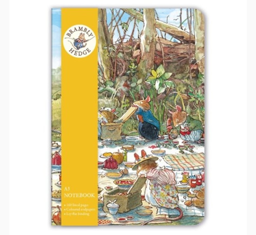 "Picnic Time - Brambly Hedge" A5 Luxury Notebook