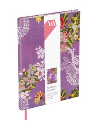 "Purple Dress Silk" Softcover Journal