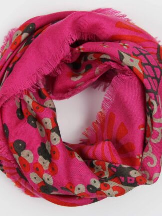 Nara Fuchsia | Skjerf i 100% ull