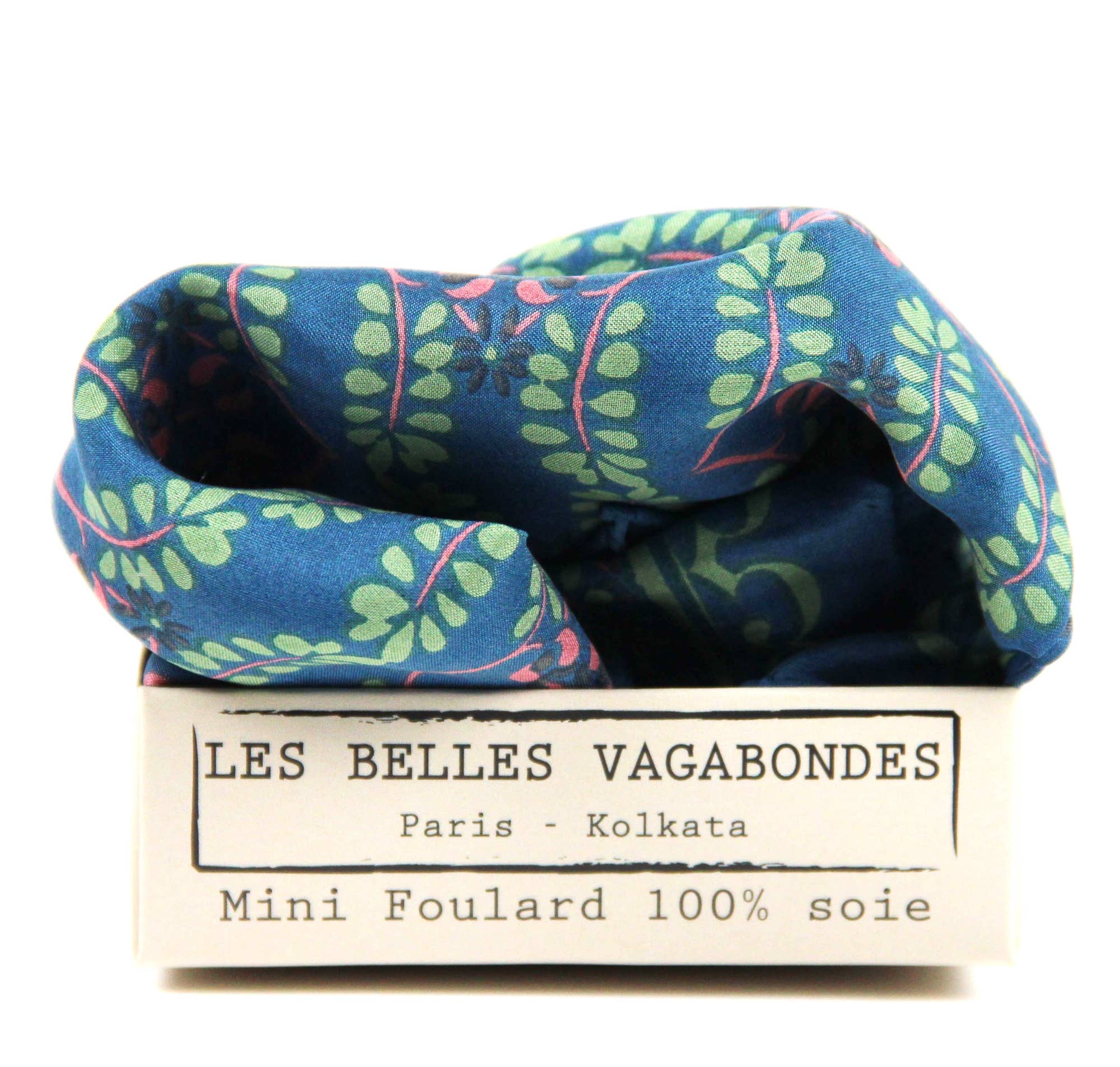 Mini Albertine Blå | Silketørkle - Bilde 3